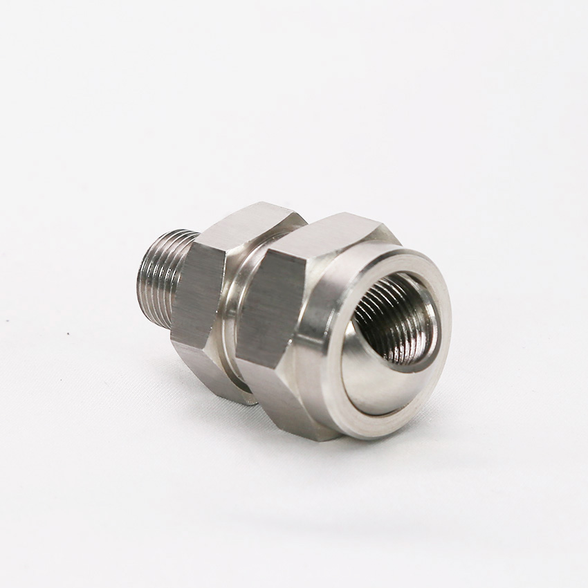 Accesorios adaptadores de junta giratoria ajustable de acero inoxidable 36275