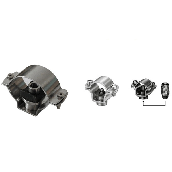 Accesorios adaptadores de conector de boquilla con ojal dividido
