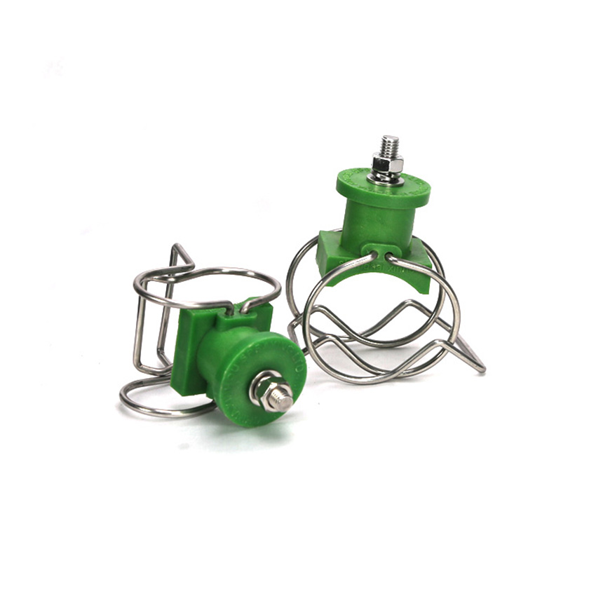 Accesorios de adaptador de abrazadera de montaje de tubería de plástico